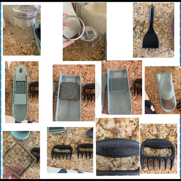 Other - spatula, chiping device, 2 chipping handles and caning jar.